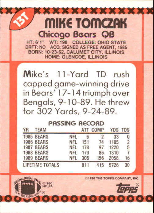 B3140- 1990 Topps Traded Fb Karte #S 1-132 + Rookies -du Pick- 15 + Gratis US - Bild 27 von 229