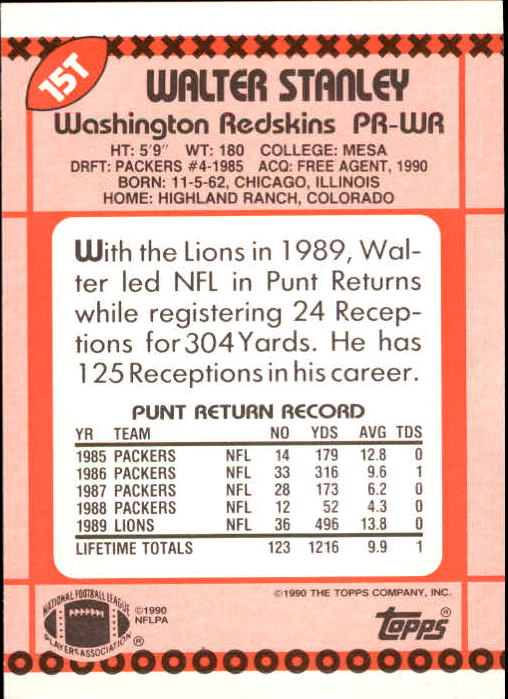B3140- 1990 Topps Traded Fb Karte #S 1-132 + Rookies -du Pick- 15 + Gratis US - Bild 31 von 229