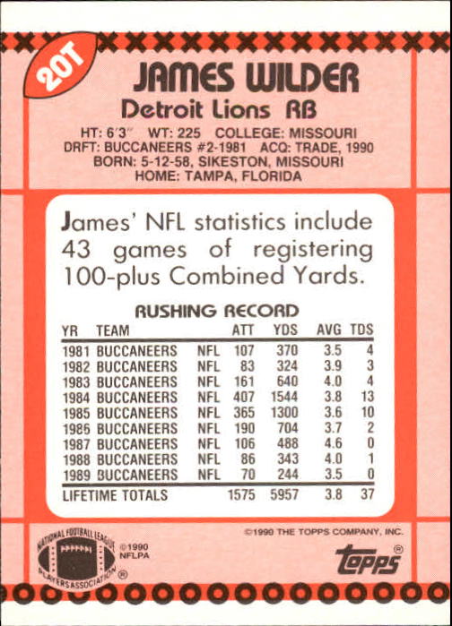 B3140- 1990 Topps Traded Fb Karte #S 1-132 + Rookies -du Pick- 15 + Gratis US - Bild 37 von 229