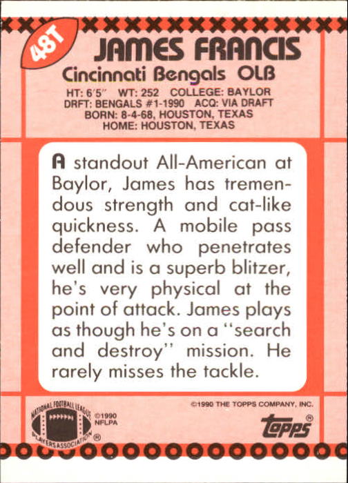 B3140- 1990 Topps Traded Fb Karte #S 1-132 + Rookies -du Pick- 15 + Gratis US - Bild 77 von 229