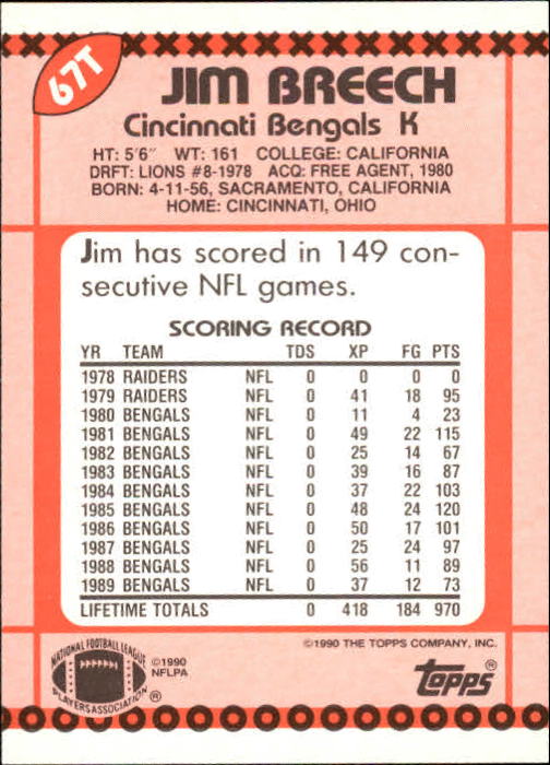 B3140- 1990 Topps Traded Fb Karte #S 1-132 + Rookies -du Pick- 15 + Gratis US - Bild 115 von 229
