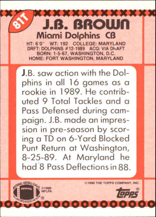 B3140- 1990 Topps Traded Fb Karte #S 1-132 + Rookies -du Pick- 15 + Gratis US - Bild 135 von 229