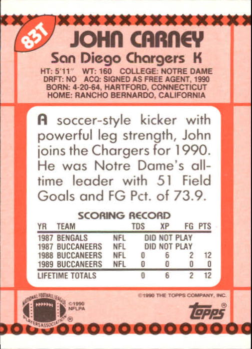 B3140- 1990 Topps Traded Fb Karte #S 1-132 + Rookies -du Pick- 15 + Gratis US - Bild 139 von 229