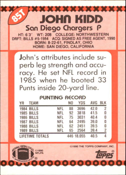 B3140- 1990 Topps Traded Fb Karte #S 1-132 + Rookies -du Pick- 15 + Gratis US - Bild 143 von 229