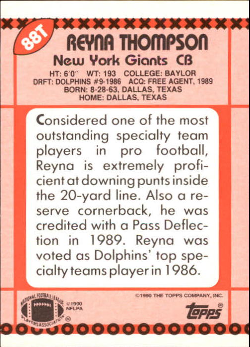 B3140- 1990 Topps Traded Fb Karte #S 1-132 + Rookies -du Pick- 15 + Gratis US - Bild 149 von 229