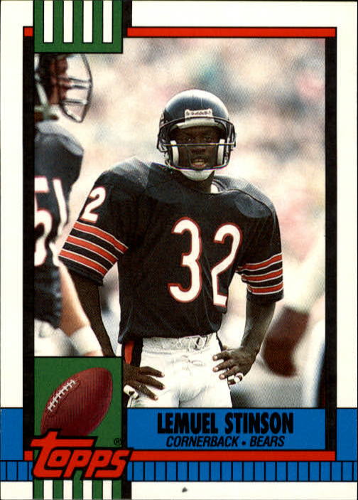 1990 TOPPS TRADED JOHNNY BAILEY ROOKIE . CHICAGO BEARS #55T