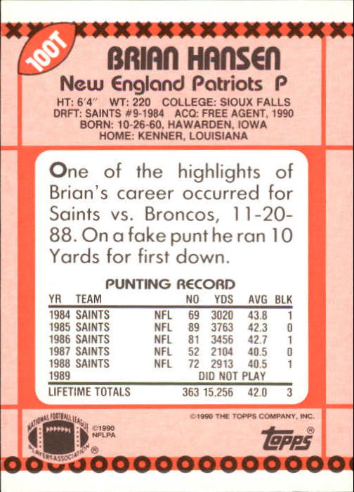 B3140- 1990 Topps Traded Fb Karte #S 1-132 + Rookies -du Pick- 15 + Gratis US - Bild 171 von 229