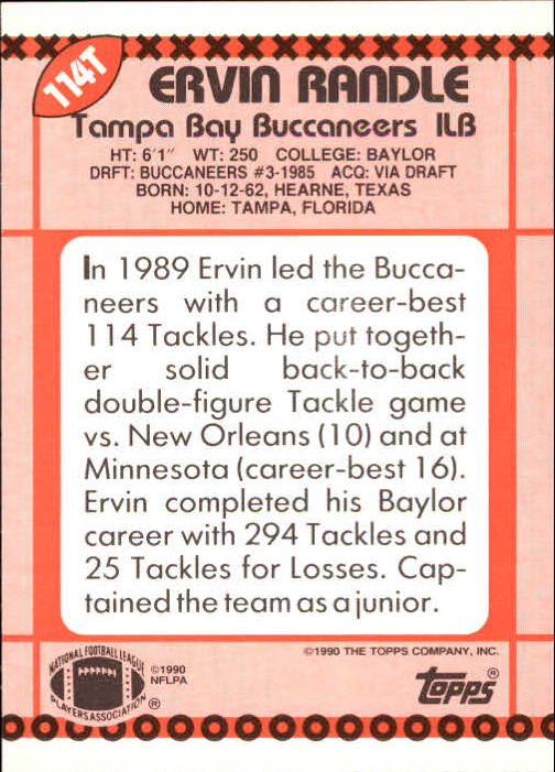 B3140- 1990 Topps Traded Fb Karte #S 1-132 + Rookies -du Pick- 15 + Gratis US - Bild 197 von 229