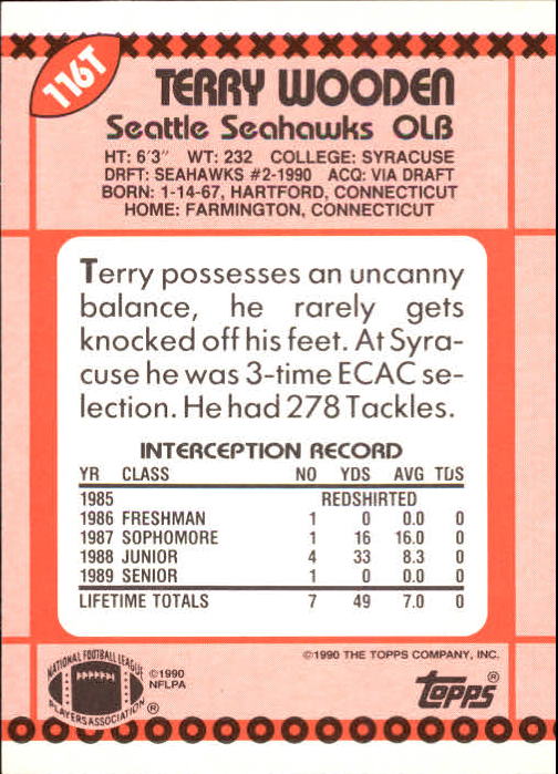 B3140- 1990 Topps Traded Fb Karte #S 1-132 + Rookies -du Pick- 15 + Gratis US - Bild 201 von 229