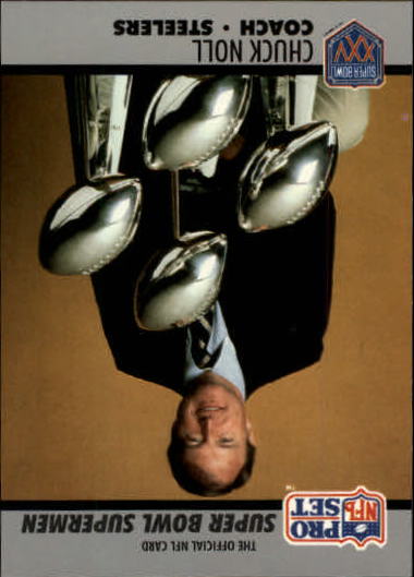 1990-91 Pro Set Super Bowl 160 #29 Chuck Noll CO