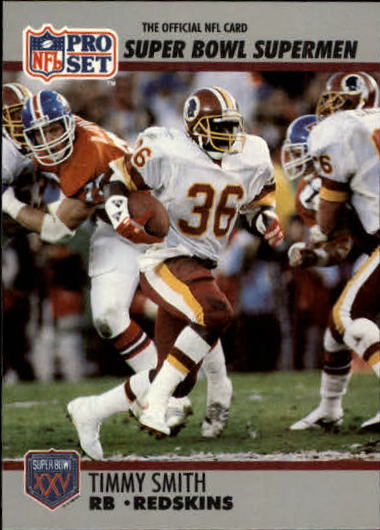 1990-91 Pro Set Super Bowl 160 #43 Timmy Smith