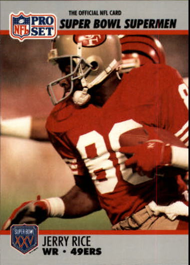 1990-91 Pro Set Super Bowl 160 #48 Jerry Rice