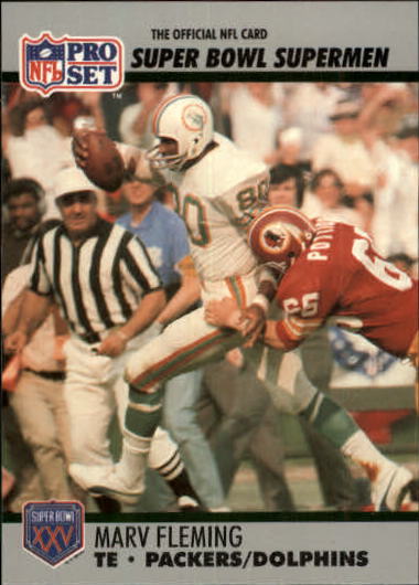 1990-91 Pro Set Super Bowl 160 #54 Marv Fleming