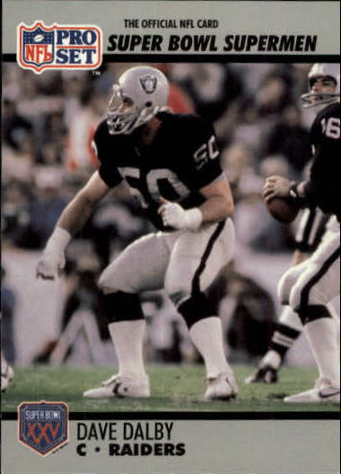 1990-91 Pro Set Super Bowl 160 #70 Dave Dalby