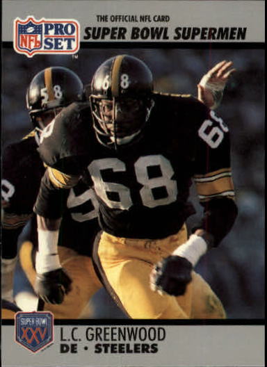 1990-91 Pro Set Super Bowl 160 #77 L.C. Greenwood