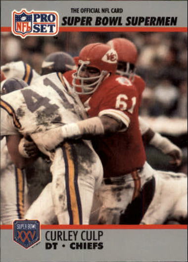 1990-91 Pro Set Super Bowl 160 #82 Curley Culp