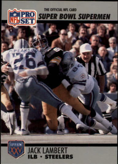 1990-91 Pro Set Super Bowl 160 #90 Jack Lambert
