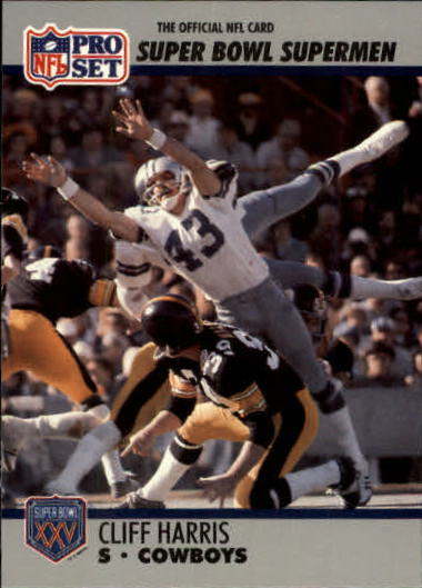 1990-91 Pro Set Super Bowl 160 #110 Cliff Harris