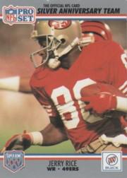 1990-91 Pro Set Super Bowl XXV Binder #5 Jerry Rice