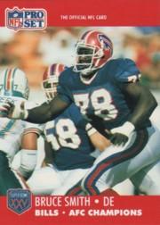 1990-91 Pro Set Super Bowl XXV Binder #443 Bruce Smith