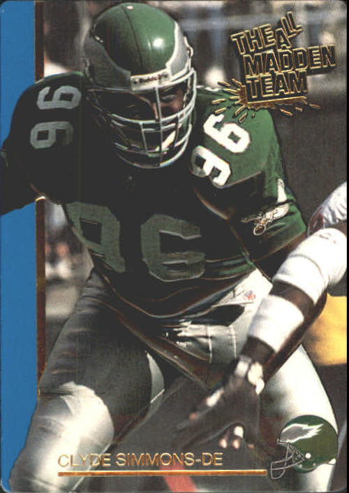 1991 Action Packed All-Madden #18 Clyde Simmons