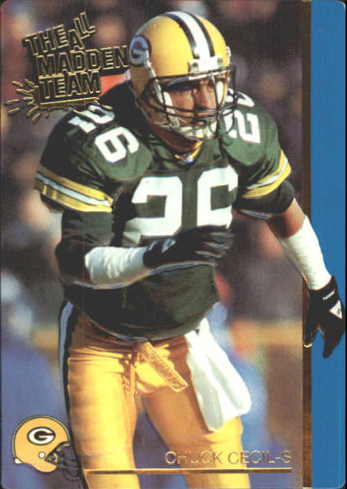 1991 Action Packed All-Madden #23 Chuck Cecil - NM-MT