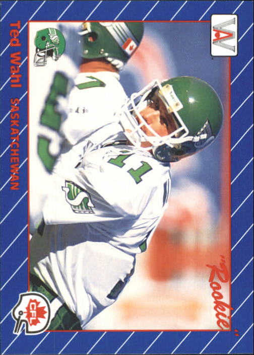 1991 All World CFL #84 Ted Wahl