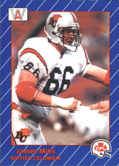 1991 All World CFL French #9 James Mills