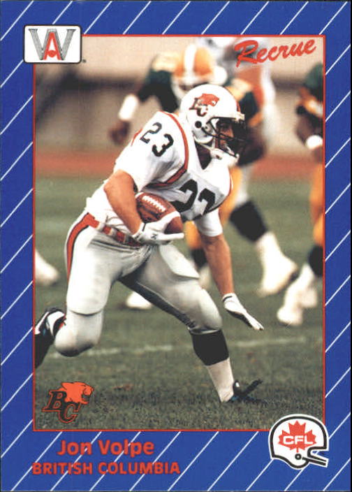 1991 All World CFL French #16 Jon Volpe