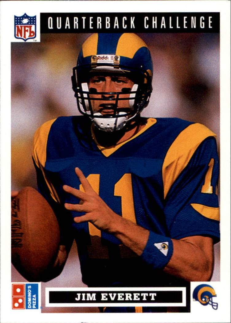 1991 Domino's Quarterbacks #13 Jim Everett