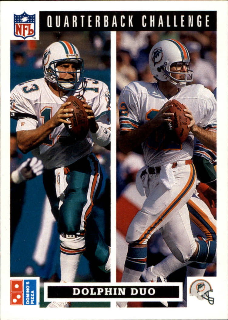 1991 Domino's Quarterbacks #49 Marino/Griese Duo