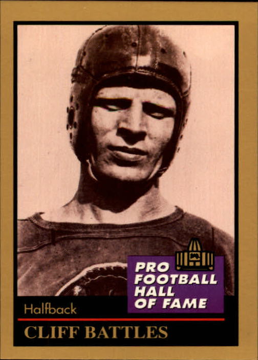 1991 ENOR Pro Football HOF #6 Cliff Battles