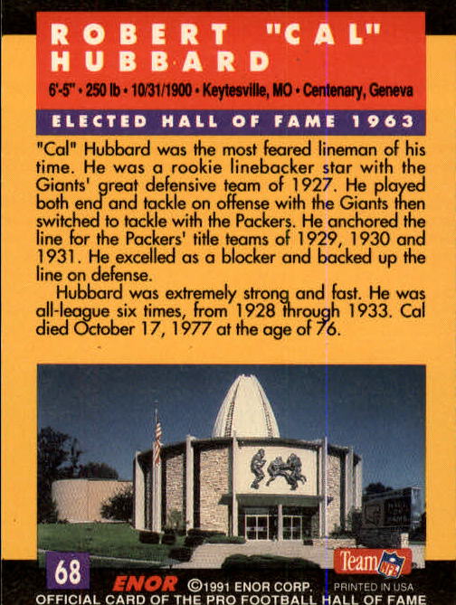 A3053- 1991 ENOR Pro Football HOF Card #s 1-180 -You Pick- 15+ FREE US SHIP - Picture 135 of 327