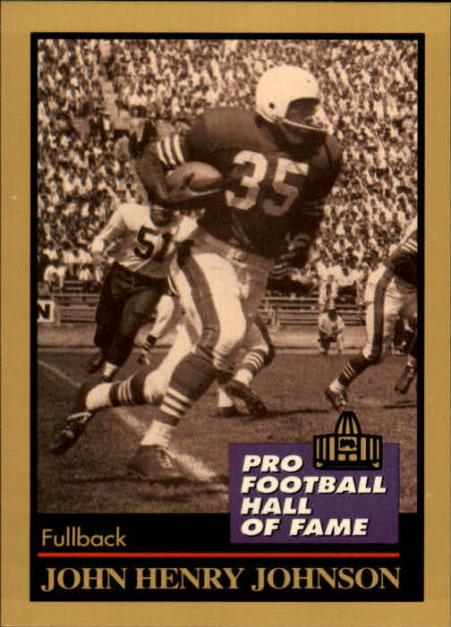 1991 ENOR Pro Football HOF #72 John Henry Johnson