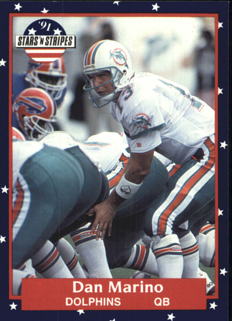 1991 Fleer Stars and Stripes #40 Dan Marino - NM-MT