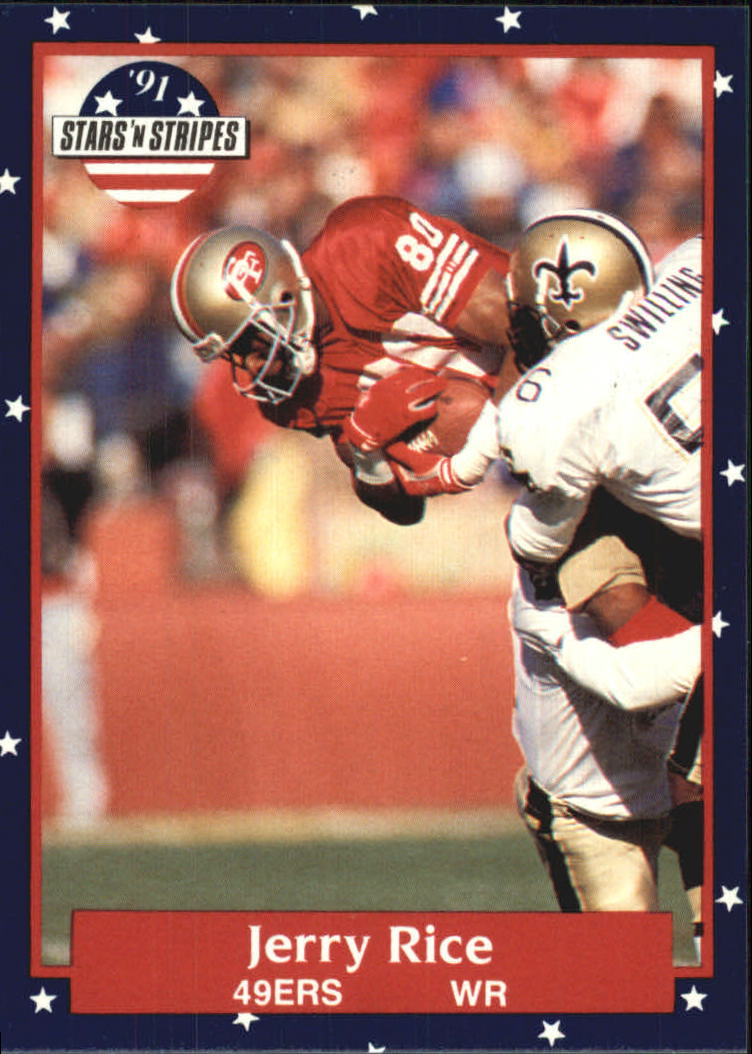 1991 Fleer Stars and Stripes #110 Jerry Rice