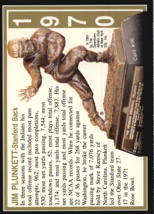 B6233- 1991-93 Heisman Collection I II III FB Cards -You Pick- 15+ FREE US SHIP - Picture 22 of 38