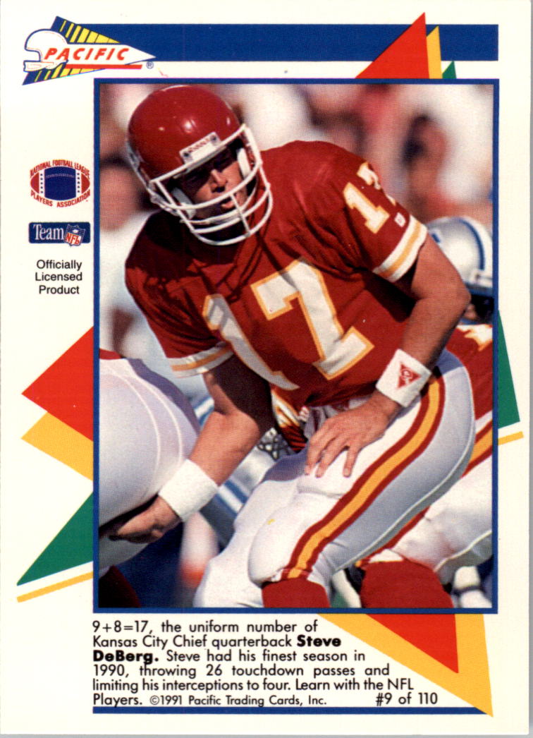 : 1991 Pacific Football #214 Christian Okoye Kansas City