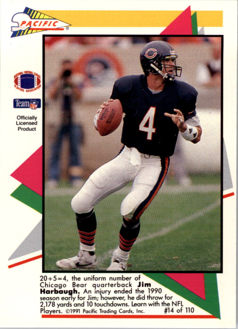 1991 PACIFIC BRAD MUSTER #51 CHICAGO BEARS