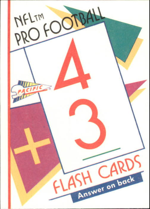 1991 Pacific Flash Cards #43 John Elway