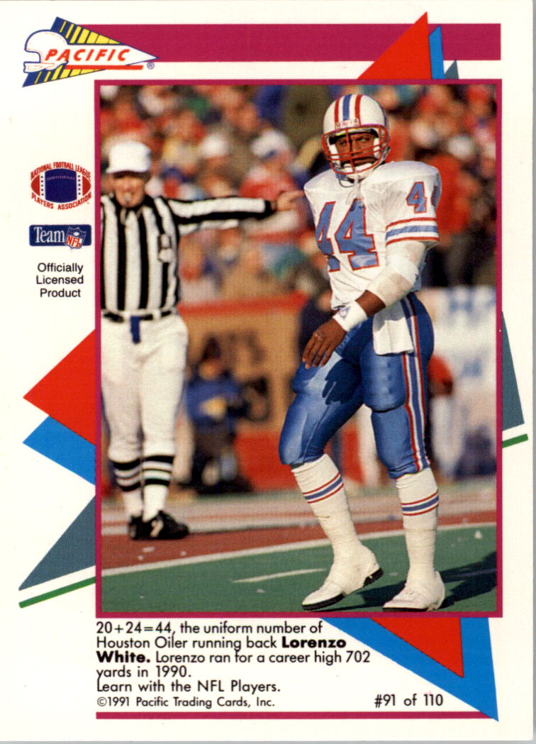 1991 PACIFIC SEAN JONES #176 HOUSTON OILERS