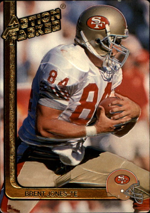 Brent Jones San Francisco 49ERs Tight End Pro Set 1990 Card #639