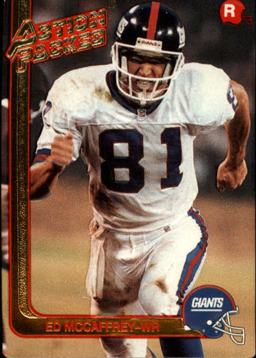 1991 Action Packed Rookie Update #23 Ed McCaffrey RC
