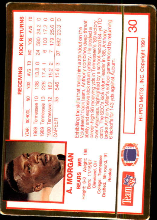 1991 Action Packed Rookie Update "Main Set" Base Cards - Picture 61 of 169