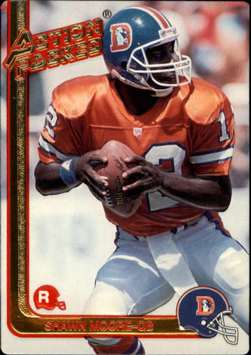 1991 Action Packed Rookie Update #35 Shawn Moore RC