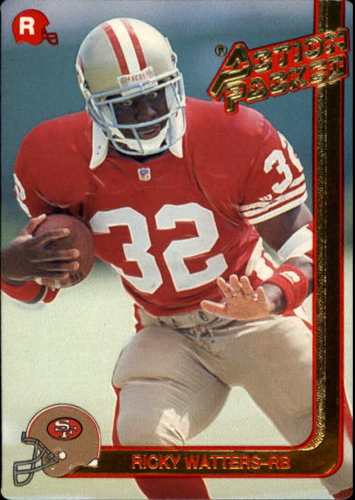1991 Action Packed Rookie Update #44 Ricky Watters RC