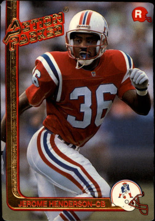 1991 Action Packed Rookie Update #54 Jerome Henderson RC