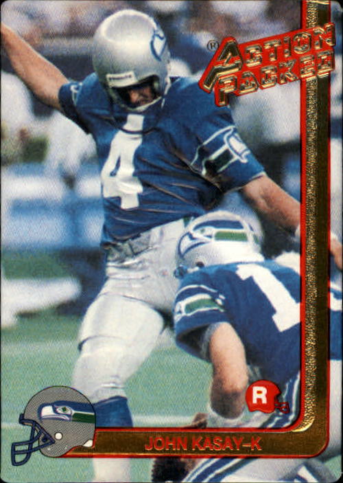 1991 Action Packed Rookie Update #59 John Kasay RC