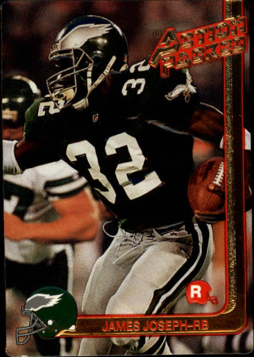 1991 Action Packed Rookie Update #61 James Joseph RC