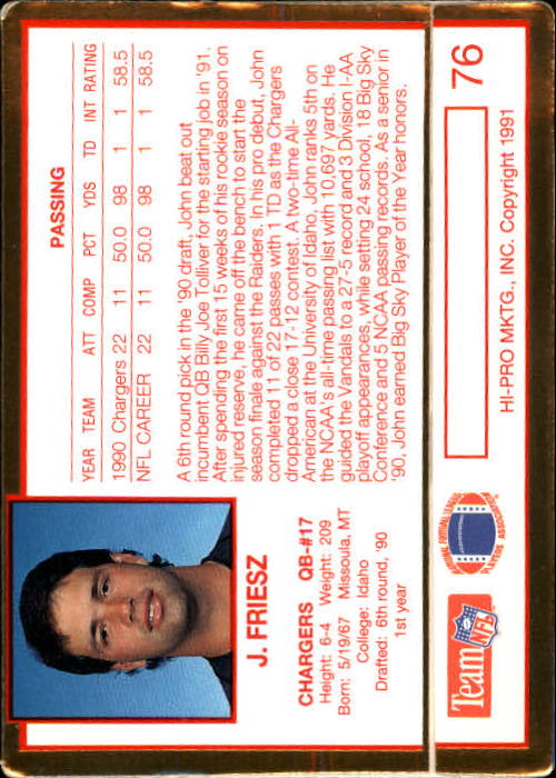 1991 Action Packed Rookie Update "Main Set" Base Cards - Picture 153 of 169